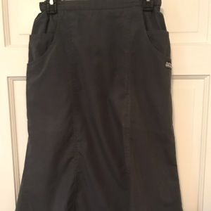 Grey scrub skirt